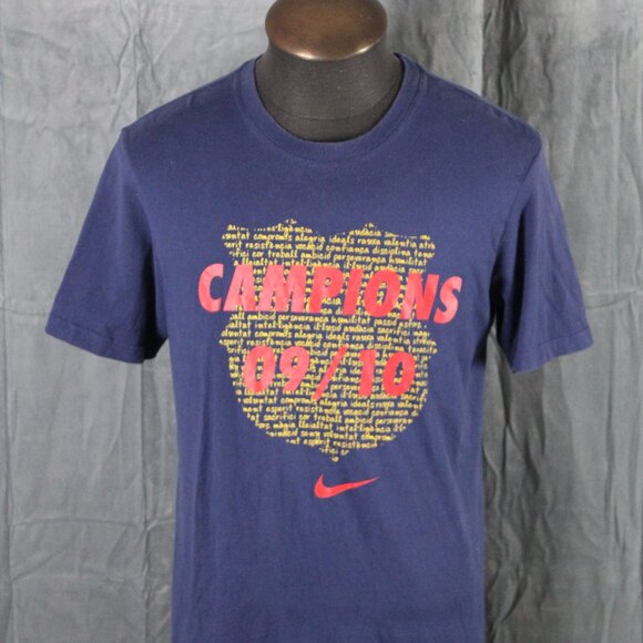 FC Barcelona Shirt (Retro) - 2009 Champions League Winners - Men's Large - Picture 1 of 9